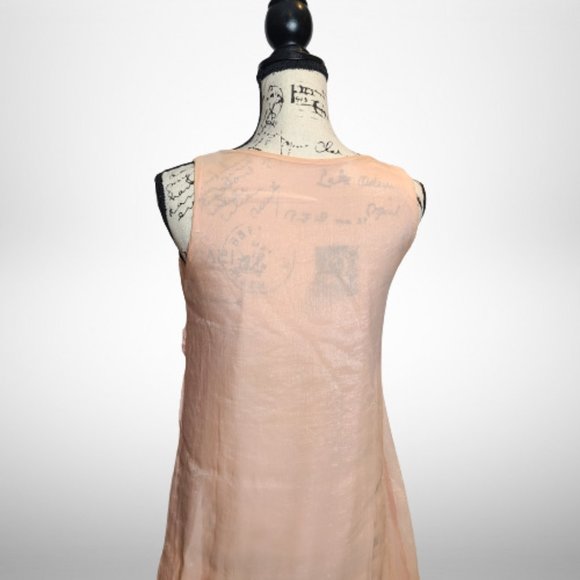 Sue Wong Beautiful Pink Rosette Roses Dress - Size 6 - Picture 8 of 12